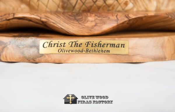 Olive Wood Firas Christ The Fisher Man - Image 4