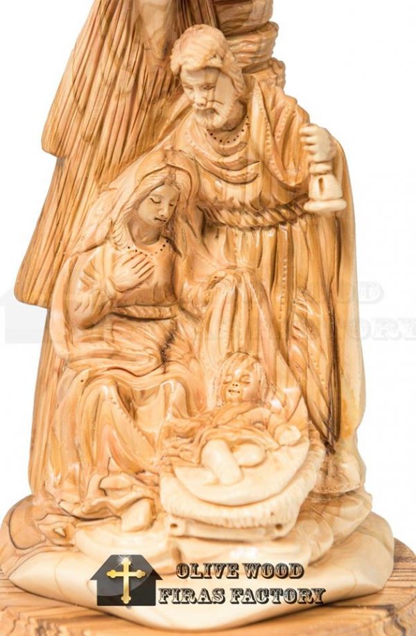 Olive Wood Firas Hawash The Holy Family New Model 2018 - Image 5