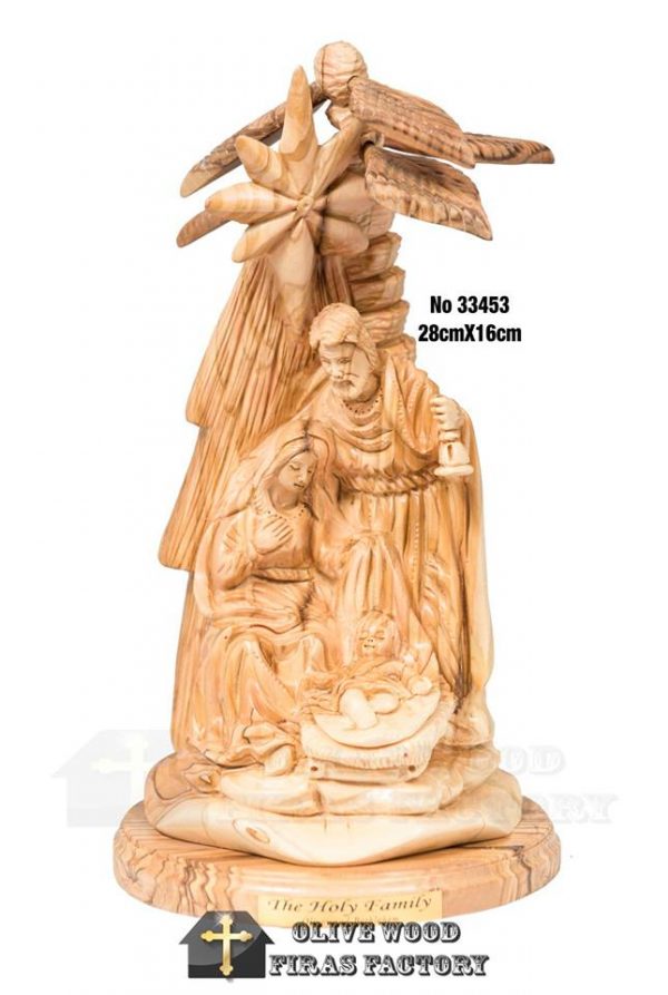Olive Wood Firas Hawash The Holy Family New Model 2018